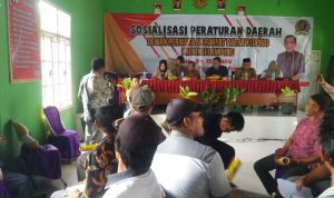 FX Siman Anggota DPRD Lampung Gelar Sosperda di Pesawaran 