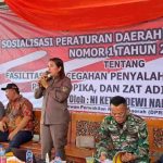 Ni Ketut Dewi Nadi Anggota DPRD Prov Lampung Gelar Sosperda No 1 Tahun 2019