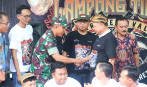 Danramil Purbolinggo Hadiri Opening Event Lampung Timur Art Fest Badak #1