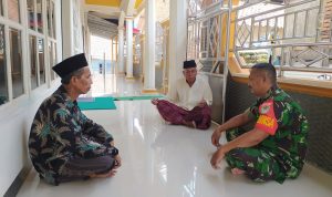 Babinsa Koramil 2302/Bojonegara, Komsos Rencana Pengecatan Masjid
