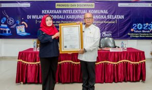 Pemkab Basel Ajukan 9 Kekayaan Intelektual ke Kanwil Kemenkumham Babel