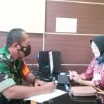 Babinsa Koramil 2307/Ciwandan, Puan Ter Pendataan Jumlah Sekolah