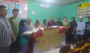 PWI Gelar Bakti Sosial, Kepala Desa Batu Belubang Harapkan Kolaborasi