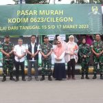 Kodim 0623/Cilegon Menyelenggarakan Kegiatan Pasar Murah Menjelang Bulan Suci Ramadhan