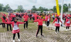 Ni Ketut Dewi Nadi Anggota Komisi IV DPRD Provinsi Lampung Gelar Lomba Senam KDN Rayakan HUT ke-50