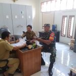 Babinsa Koramil 2301/Cilegon, Komsos Membahas Tentang Pembagian BLT