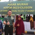 Dandim 0623/Cilegon Meninjau Pasar Murah