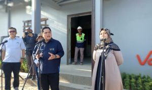 Chusnunia Chalim Dampingi Menteri BUMN RI Resmikan Masjid BSI Bakauheni Kawasan BHC 