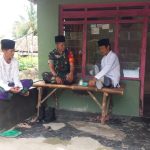 Babinsa Koramil 2306/Mancak, Giat Komsos Membahas Tentang Kegiatan Menjelang Puasa