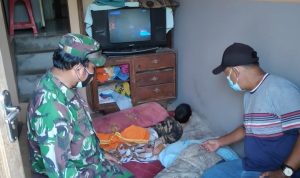 Babinsa Koramil 2301/Cilegon, Puan Ter Mendata Tekena Gizi Buruk
