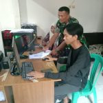 Babinsa Koramil 2304/Anyar, Puan Ter Pendataan Wilayah Rawan Banjir