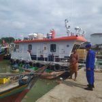 Sat Polair Patroli Dialogis di Sekitar Pesisir Pantai Mentok