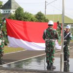 Implementasikan Jiwa Nasionalisme, Kodim 0429/Lamtim Gelar Upacara Bendera