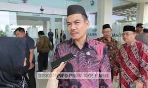Sekda Babel Anter Keberangkatan Mentri Agama