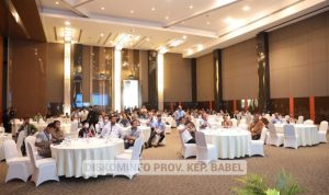 Pj Gubernur Kep Babel Ridwan Djamaludin Buka Seminar Nasional di Convention Centre