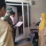 Babinsa Koramil 2303/Pulomerak, Puan Ter Pendataan Rumah Tidak Layak Huni