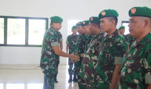 36 Personil Kodim Naik Pangkat, Ini Pesan Dandim Lamtim