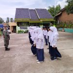 Babinsa Koramil 2307/Ciwandan, Bintahwil Memberikan Materi PBB Dasar