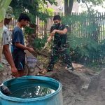 Babinsa Koramil 2303/Pulomerak, Karbak Renovasi Pembangunan Rumah