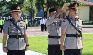 Kapolres Jeneponto Pimpin Upacara Sertijab Kasat Lantas Polres Jeneponto