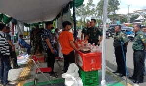 Dandim 0623/Cilegon Tinjau Pasar Murah Untuk Menyambut Hari Raya Idul Fitri 1444