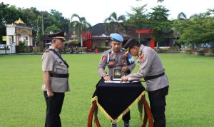 Kapolres Lamtim Pimpin Sertijab Kapolsek Bumi Agung