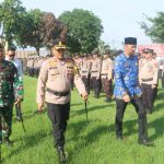 Bentuk Sinergitas, Wabup dan Kapolres Wajo Pimpin Apel Gelar Pasukan Operasi Ketupat 2023