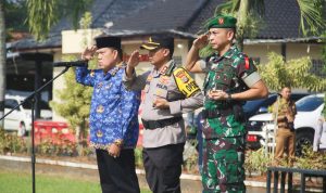 Dandim 0429/Lamtim Hadiri Apel Gelar Pasukan Ops Ketupat Krakatau