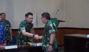 Danrem 064/MY Terima Paparan Kesiapan TMMD Ke 116 Dari Dandim 0623/Cilegon