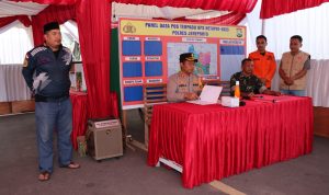 Operasi Ketupat Pallawa 2023, Kapolres Jeneponto Kunjungi Pos Pelayanan