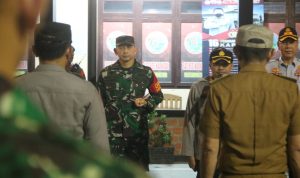 Dandim 0429/Lamtim Bersama Kapolresta Pimpin Patroli Skala Besar
