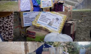 Forum Anak Po-lut Salurkan Bantuan Korban Kebakaran Desa Massamaturu
