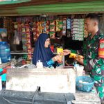 Babinsa Koramil 2305/Cinangka, Puan Ter Pendataan Bahan Pokok Sembako