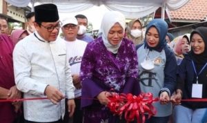 Sambut Bulan Ramadhan 1444 H, Walikota Metro Resmikan Pasar Senja di Metro Barat