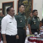 Dandim 0623/Cilegon dampingi Danrem 064/MY dalam kegiatan Rakornis TMMD Ke 116 TA 2023