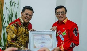 Pemkab Basel Terima Penghargaan dari Menkumham RI