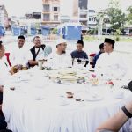 Diskusi Dengan Gubernur Sulsel di RTH Callaccu, Amran Mahmud Ajak Masyarakat Sukseskan Peringatan HJW ke-624