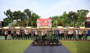 Polda Babel Gelar Apel Gabungan TNI/POLRI 