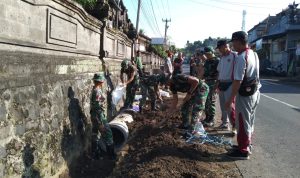 Dibantu Anggota TNI Rindam IX/Udayana, Pihak SD Negeri 1 Marga Ucapkan Terima Kasih