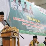 Didampingi Kakan Kemenag, Amran Mahmud Buka Bimbingan Manasik Jamaah Haji Kabupaten Wajo
