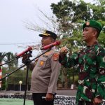 Gelar Apel Sinergitas, Kapolres Basel: TNI dan Polri Harus Tetap Solid