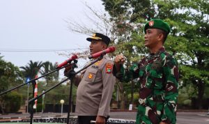 Gelar Apel Sinergitas, Kapolres Basel: TNI dan Polri Harus Tetap Solid