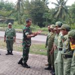 Babinsa Koramil 2307/Ciwandan, Bintahwil Memberikan Materi PBB Dasar