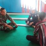 Babinsa Koramil 2303/Pulomerak, Komsos Terkait Menjaga Keamanan Lingkungan