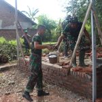 Wujud Kehadiran TNI di Tengah Kesulitan Rakyat, Satgas TMMD Kodim 0623/Cilegon Renovasi 2 Unit Rutilahu