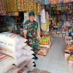 Babinsa Koramil 2305/Cinangka, Puan Ter Pendataan Stok Bahan Pokok Sembako