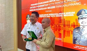 Pererat Hubungan Pemkot Pangkalpinang dan Kejari Tandatangani Nota Kesepakatan 