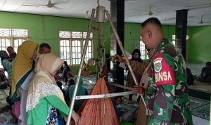 TMMD ke-116 Kodim 0623/Cilegon, Laksanakan Penyuluhan Kesehatan dan Pelayanan Posyandu