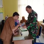 Babinsa Koramil 2303/Pulomerak, Puan Ter Pendataan Warga Penerima Bansos