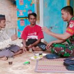 Babinsa Koramil 2306/Mancak, Giat Komsos Menggiatkan Siskamling